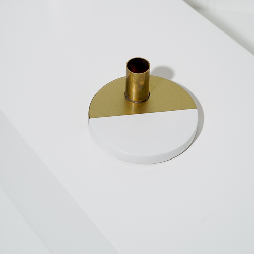 Tray Whit & Gold S